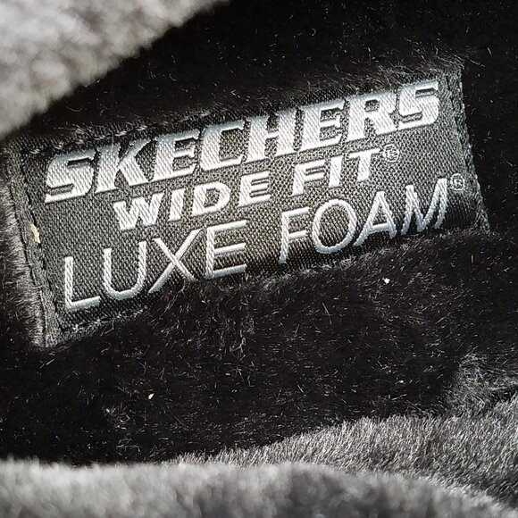 Skechers Men’s House Shoe Luxe Foam - Size 10 - Black Color - Wide Fit - NTW!!! - Picture 10 of 13